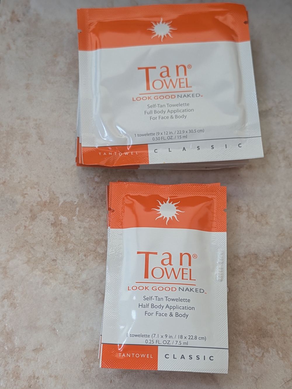 Tan Towel Classic Self-Tan Towelettes New